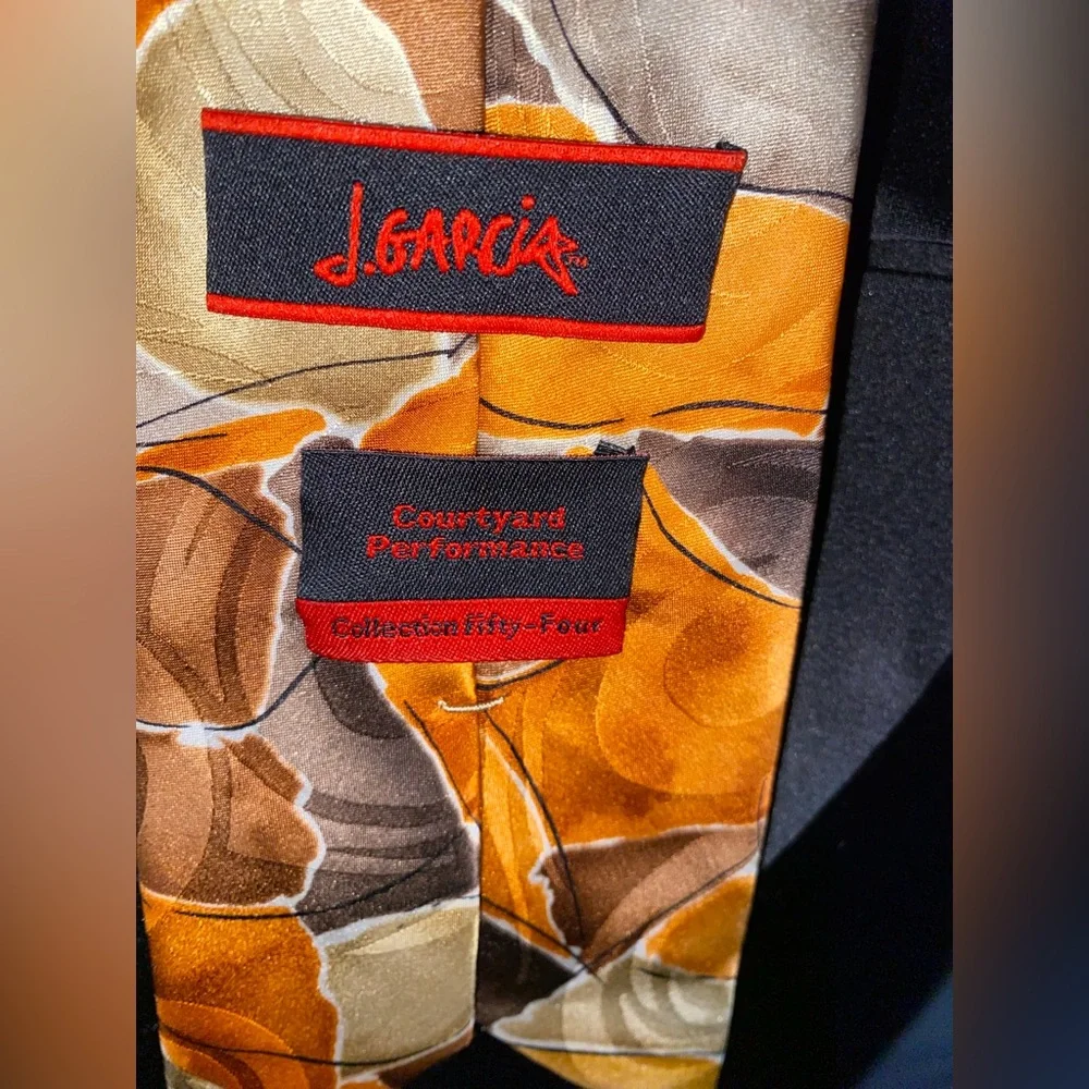 EUC Jerry Garcia Courtyard Performance, Collection Fifty Four, All Silk Tie